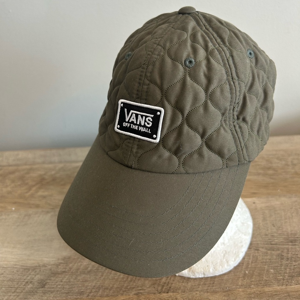 Vans‎ Off The Wall Women's Boom Boom Collection Quilted Hat QUILT OLIVE GREEN